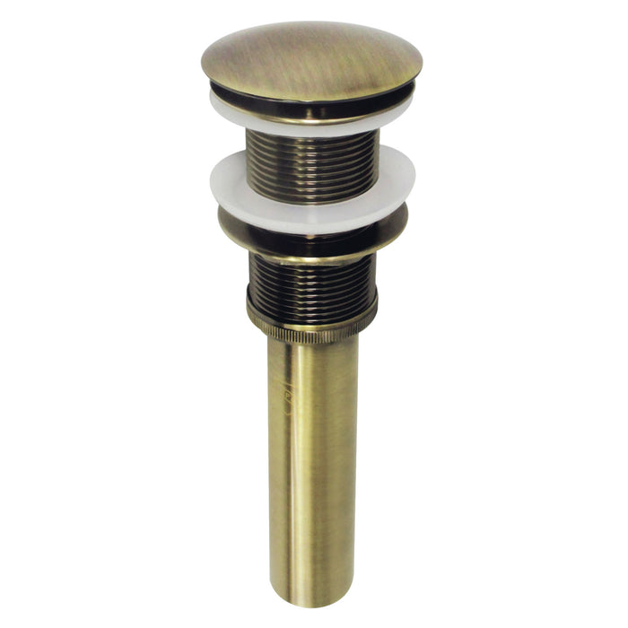 Kingston Sona EV8313 - Coronet Brass Push Pop-Up Bathroom Sink Drain, Antique Brass