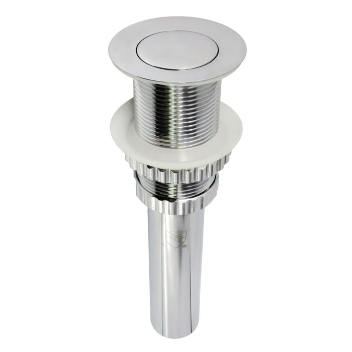 Kingston Coronet EV8411 Brass Push Pop-Up Bathroom Sink Drain, Polished Chrome