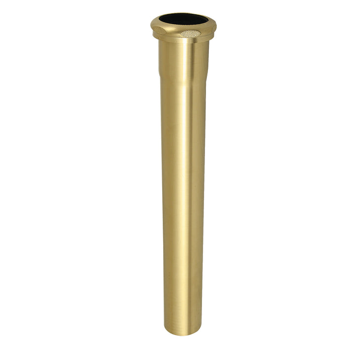 Kingston Century EVP3007 1-1/2" x 12" Brass Slip Joint Tailpiece Extension Tube, Brushed Brass
