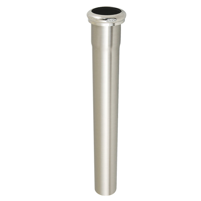Kingston Century EVP3008 1-1/2" x 12" Brass Slip Joint Tailpiece Extension Tube, Brushed Nickel