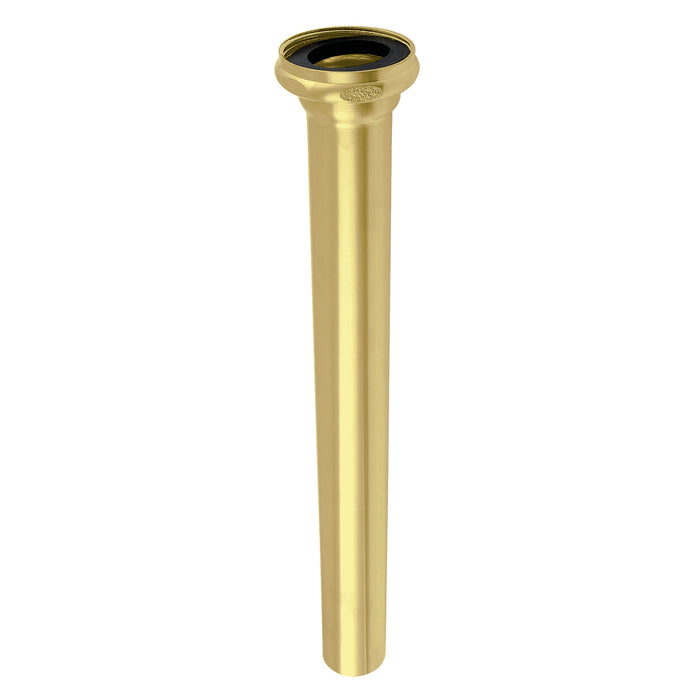 Possibility EVT12127 1-1/2" to 1-1/4" Step-Down Tailpiece, 12" Length, Brushed Brass
