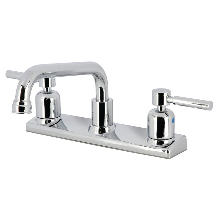 Kingston Sona FB2131DL - Concord Two-Handle 2-Hole 8" Centerset Kitchen Faucet, Polished Chrome