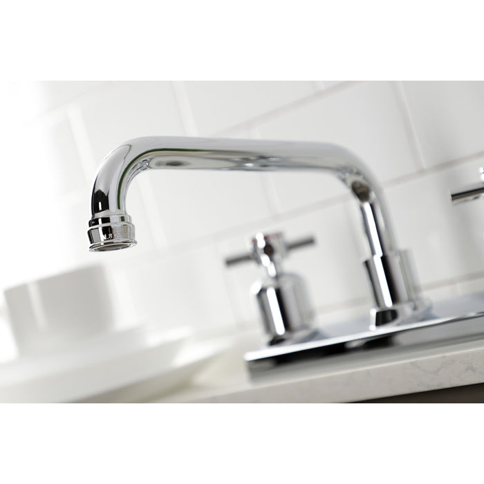 Kingston Sona FB2131DX - Concord Two-Handle 2-Hole 8" Centerset Kitchen Faucet, Polished Chrome