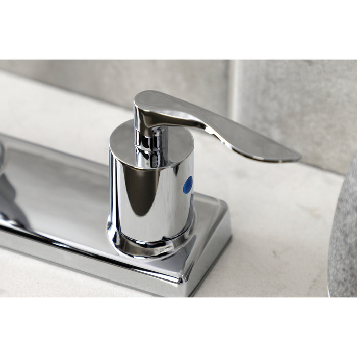Serena FB2131SVL Two-Handle 2-Hole Deck Mount 8" Centerset Kitchen Faucet, Polished Chrome