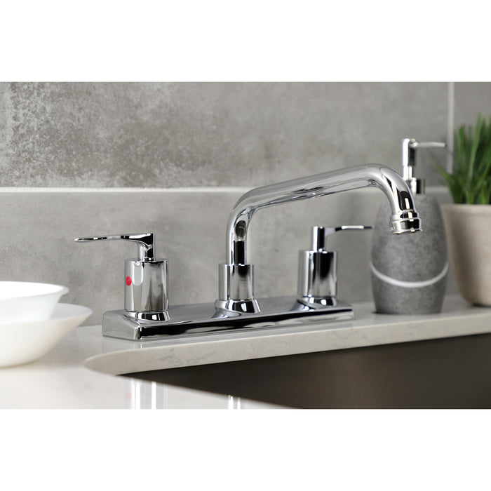 Kingston Tulare FB2131SVL - Serena Two-Handle 2-Hole 8" Centerset Kitchen Faucet, Polished Chrome