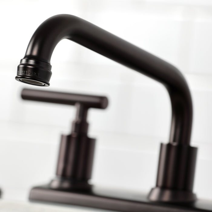 Kingston Sona FB2135CML - Manhattan Two-Handle 2-Hole 8" Centerset Kitchen Faucet, Oil Rubbed Bronze