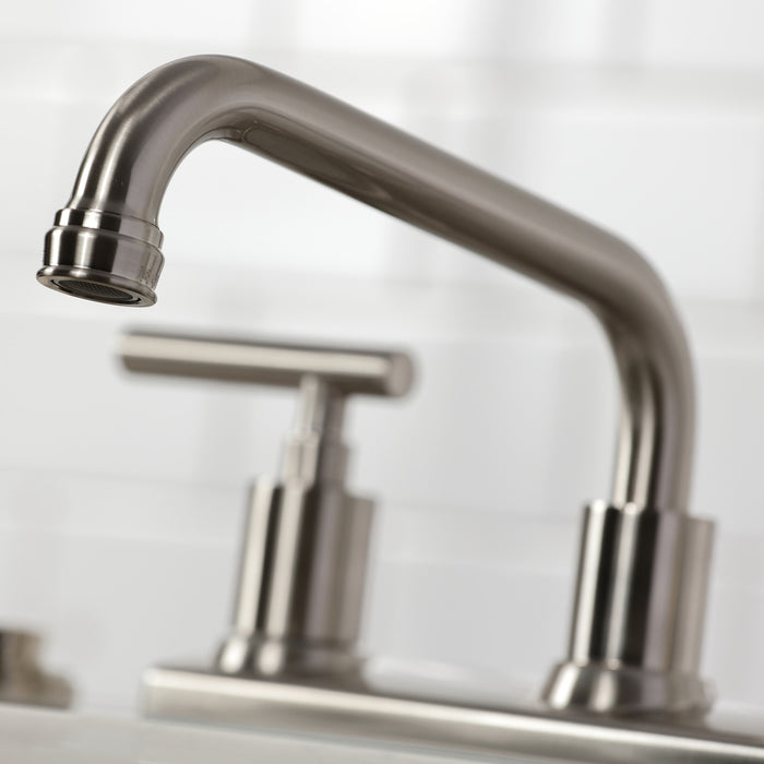 Kingston Sona FB2138CML - Manhattan Two-Handle 2-Hole 8" Centerset Kitchen Faucet, Brushed Nickel