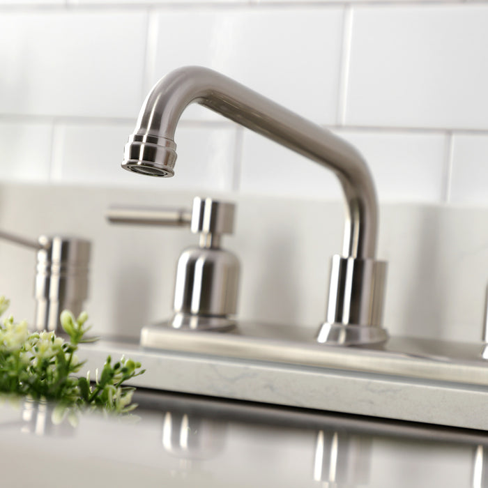 Kingston Sona FB2138DL - Concord Two-Handle 2-Hole 8" Centerset Kitchen Faucet, Brushed Nickel