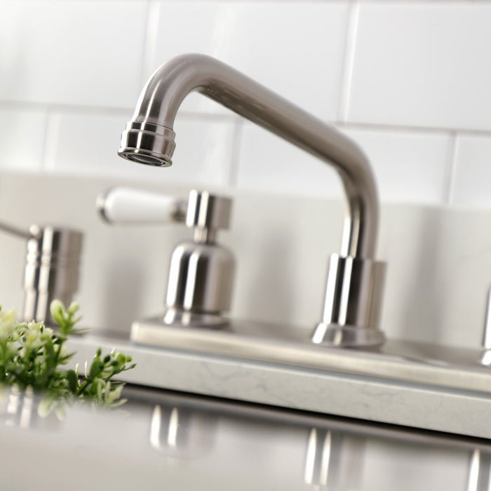 Kingston Sona FB2138DPL - Paris Two-Handle 2-Hole 8" Centerset Kitchen Faucet, Brushed Nickel