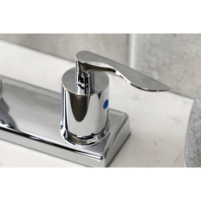 Kingston Tulare FB2141SVL - Serena Two-Handle 2-Hole 8" Centerset Kitchen Faucet, Polished Chrome