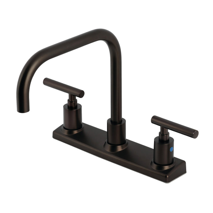 Kingston Sona FB2145CML - Manhattan Two-Handle 2-Hole 8" Centerset Kitchen Faucet, Oil Rubbed Bronze