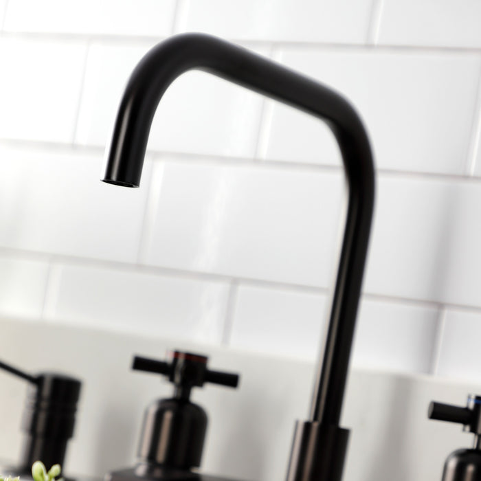 Kingston Sona FB2145DX - Concord Two-Handle 2-Hole 8" Centerset Kitchen Faucet, Oil Rubbed Bronze