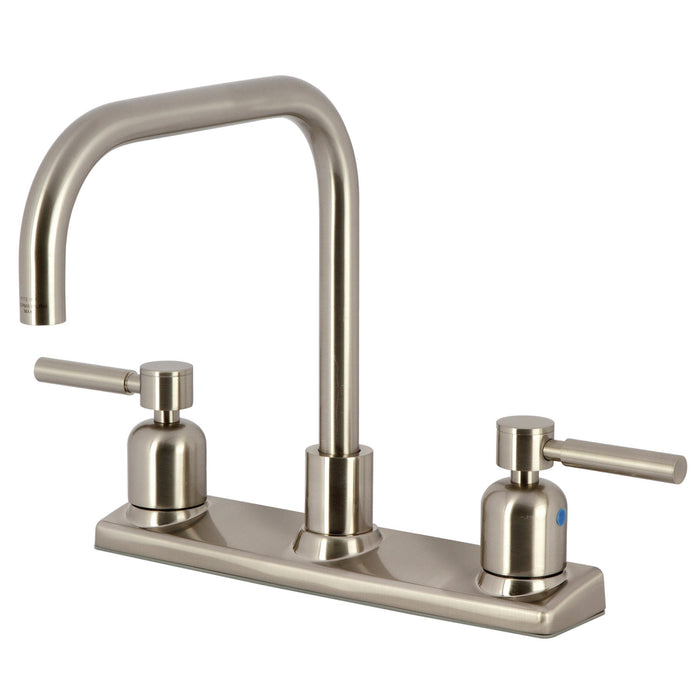 Kingston Sona FB2148DL - Concord Two-Handle 2-Hole 8" Centerset Kitchen Faucet, Brushed Nickel