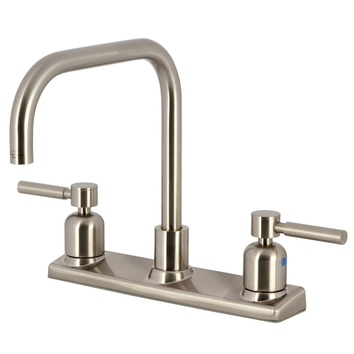 Concord FB2148DL Two-Handle 2-Hole Deck Mount 8" Centerset Kitchen Faucet, Brushed Nickel
