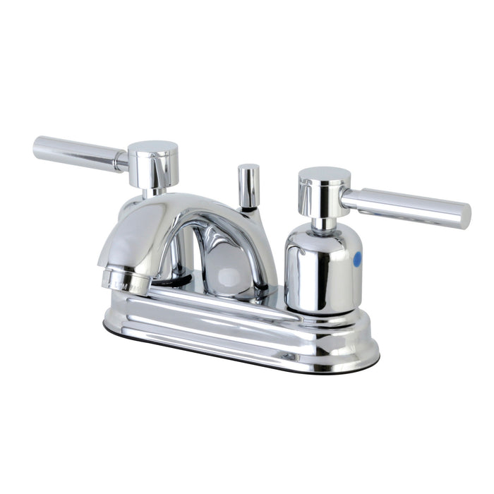 Kingston Tulare FB2601DL - Concord Double-Handle 3-Hole Deck Mount 4-Inch Centerset Bathroom Faucet with Pop-Up Drain, Polished Chrome