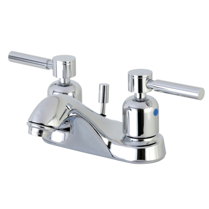 Kingston Tulare FB5621DL - Concord Double-Handle 3-Hole Deck Mount 4-Inch Centerset Bathroom Faucet with Pop-Up Drain, Polished Chrome