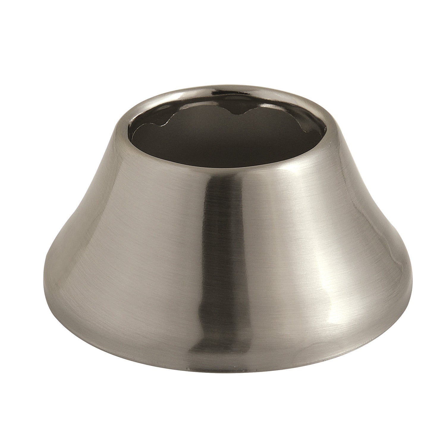 Kingston Brass Bell Flange – 1-1/2” ID X 3” OD, Brushed Nickel, Solid Brass Construction – For Pipe Stub-Out Covering In Bathrooms