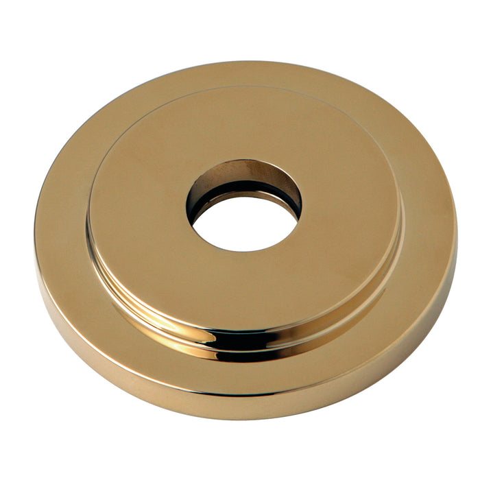 Kingston Sona FLEURO2 - Manhattan Heavy Duty Round Solid Cast Brass Shower Arm Flange, Polished Brass