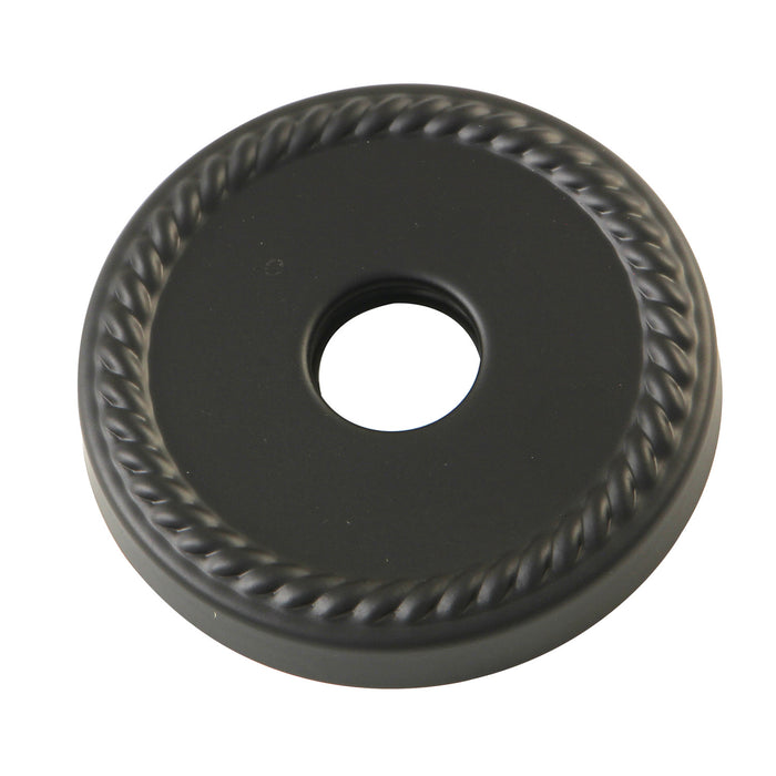 Kingston Made To Match FLROPE0 13/16" I.D. Brass Decor Flange, Matte Black