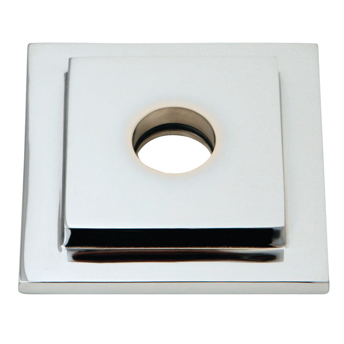 Kingston Sona FLSQUARE1 - Claremont Heavy Duty Square Solid Cast Brass Shower Arm Flange, Polished Chrome