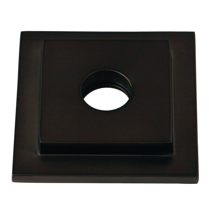 Kingston Sona FLSQUARE5 - Claremont Heavy Duty Square Solid Cast Brass Shower Arm Flange, Oil Rubbed Bronze