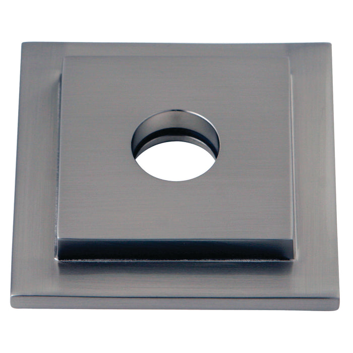 Kingston Sona FLSQUARE8 - Claremont Heavy Duty Square Solid Cast Brass Shower Arm Flange, Brushed Nickel