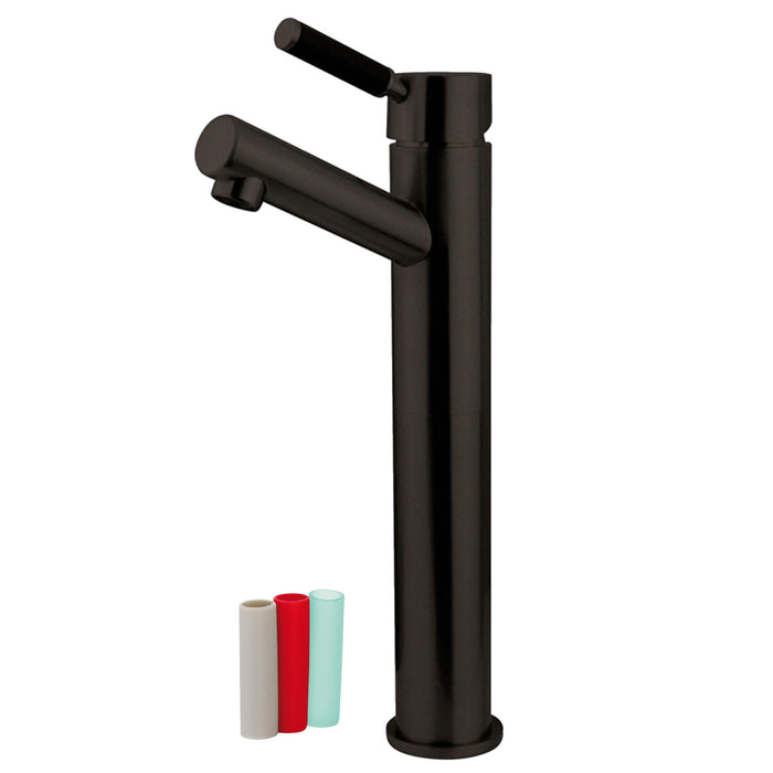 Kingston Kaiser FS8415DKL Single-Handle 1-Hole Deck Mount Vessel Faucet, Oil Rubbed Bronze