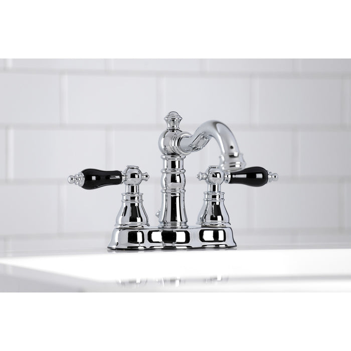 Duchess FSC1601AKL Two-Handle 3-Hole Deck Mount 4" Centerset Bathroom Faucet with Pop-Up Drain, Polished Chrome
