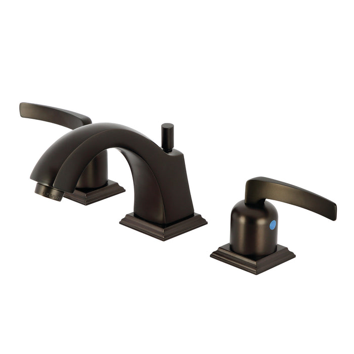 Kingston Tulare FSC4685EFL - Centurion Two-Handle 3-Hole Deck Mount Widespread Bathroom Faucet with Pop-Up Drain, Oil Rubbed Bronze