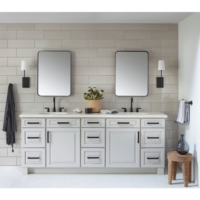 NuvoFusion FSC8920NDL Two-Handle 3-Hole Deck Mount Widespread Bathroom Faucet with Brass Pop-Up, Matte Black