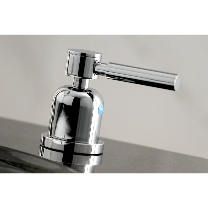 Kingston Sona FSC8921DL - Concord Two-Handle 3-Hole Deck Mount Widespread Bathroom Faucet with Brass Pop-Up, Polished Chrome