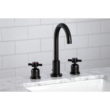 Kingston Brass Concord 2-Handle Wall-Mount Bathroom Faucets In Oil - View #7