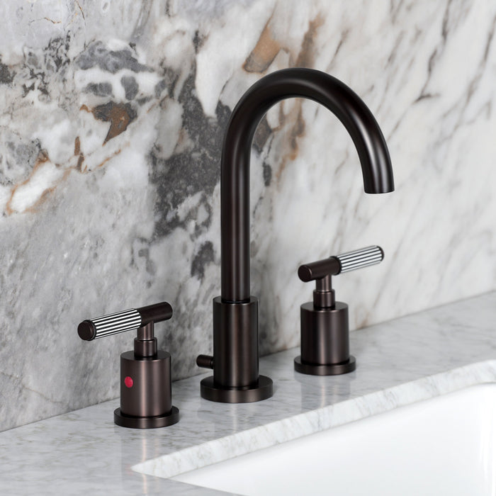 Kingston Sona FSC8925KPS - Verona Widespread Bathroom Faucet with Brass Pop-Up, Oil Rubbed Bronze