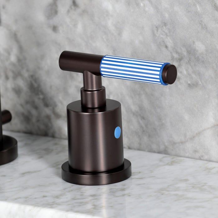 Kingston Sona FSC8925KPS - Verona Widespread Bathroom Faucet with Brass Pop-Up, Oil Rubbed Bronze