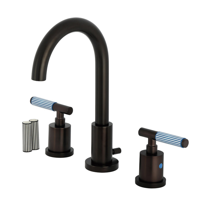 Kingston Sona FSC8925KPS - Verona Widespread Bathroom Faucet with Brass Pop-Up, Oil Rubbed Bronze