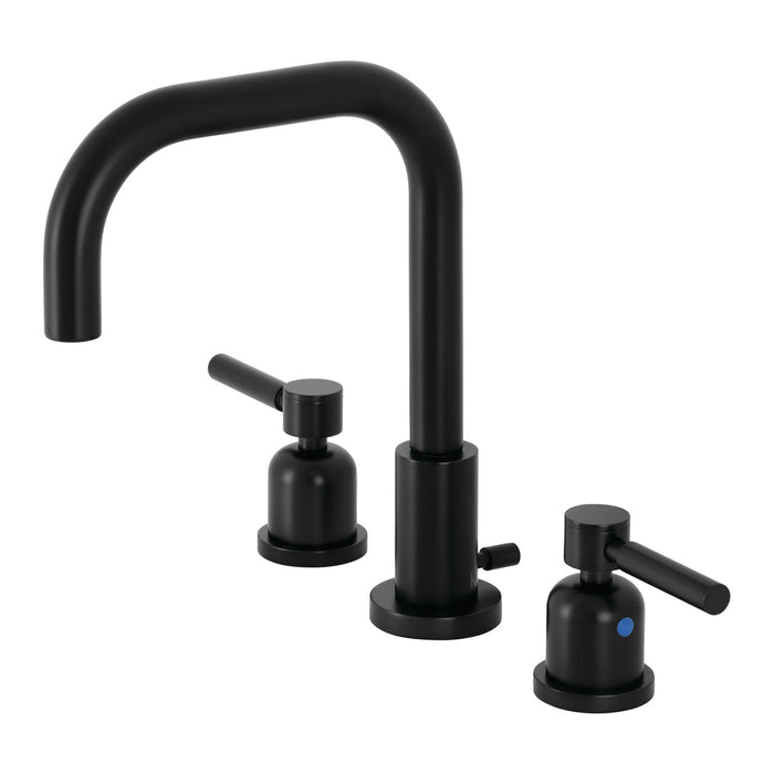 Kingston Sona FSC8930DL - Concord Widespread Bathroom Faucet with Brass Pop-Up, Matte Black