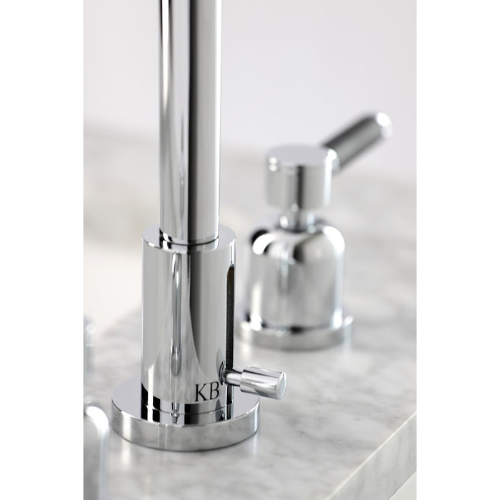 Kingston Sona FSC8931DKL - Kaiser Widespread Bathroom Faucet with Brass Pop-Up, Polished Chrome