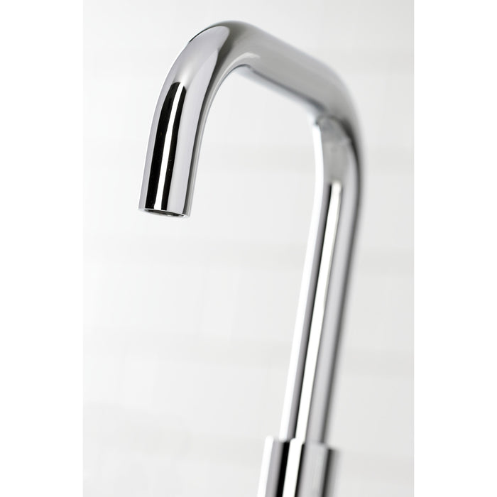 Kingston Sona FSC8931DX - Concord Two-Handle 3-Hole Deck Mount Widespread Bathroom Faucet with Brass Pop-Up, Polished Chrome