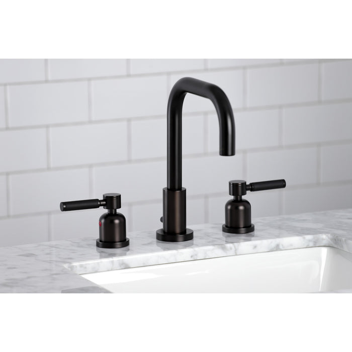 Kingston Sona FSC8935DKL - Kaiser Widespread Bathroom Faucet with Brass Pop-Up, Oil Rubbed Bronze