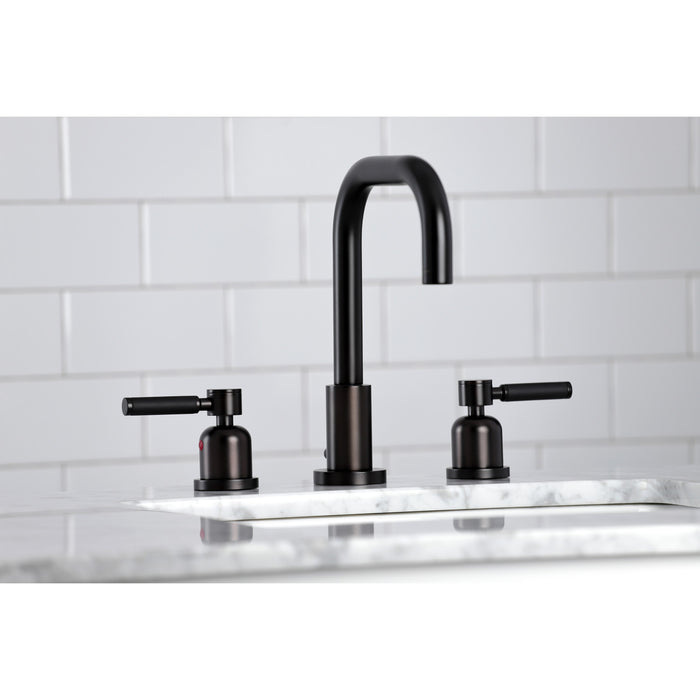 Kingston Sona FSC8935DKL - Kaiser Widespread Bathroom Faucet with Brass Pop-Up, Oil Rubbed Bronze