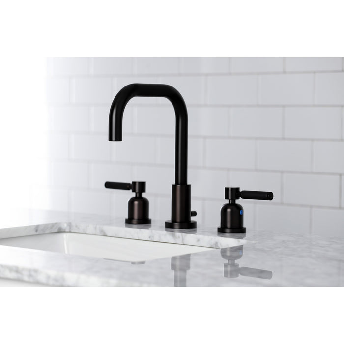 Kingston Sona FSC8935DKL - Kaiser Widespread Bathroom Faucet with Brass Pop-Up, Oil Rubbed Bronze