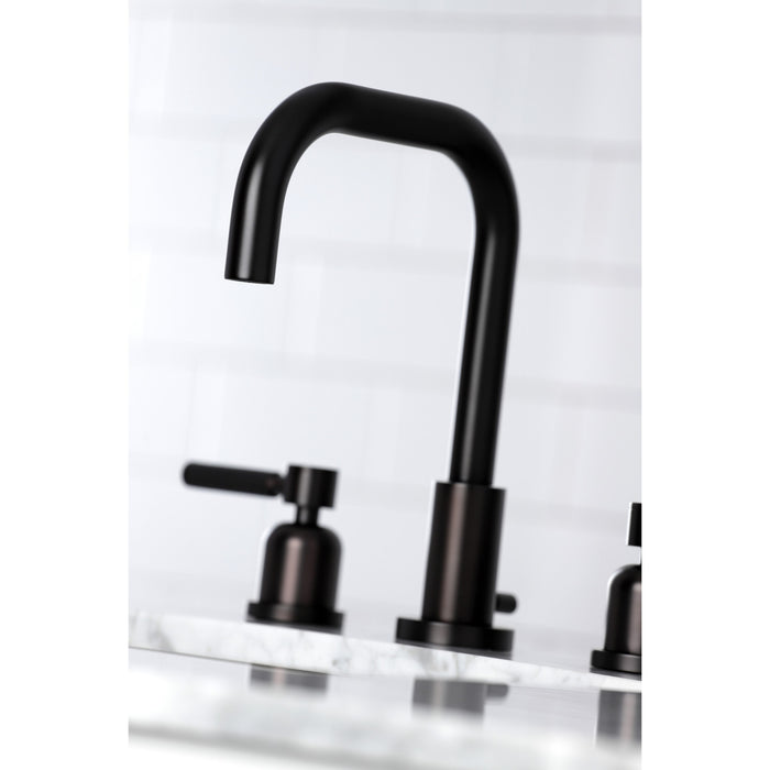 Kingston Sona FSC8935DKL - Kaiser Widespread Bathroom Faucet with Brass Pop-Up, Oil Rubbed Bronze