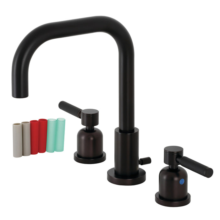 Kingston Sona FSC8935DKL - Kaiser Widespread Bathroom Faucet with Brass Pop-Up, Oil Rubbed Bronze