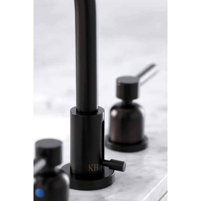 Kingston Sona FSC8935DL - Concord Widespread Bathroom Faucet with Brass Pop-Up, Oil Rubbed Bronze