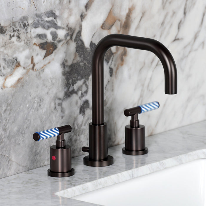 Kingston Sona FSC8935KPS - Verona Widespread Bathroom Faucet with Brass Pop-Up, Oil Rubbed Bronze