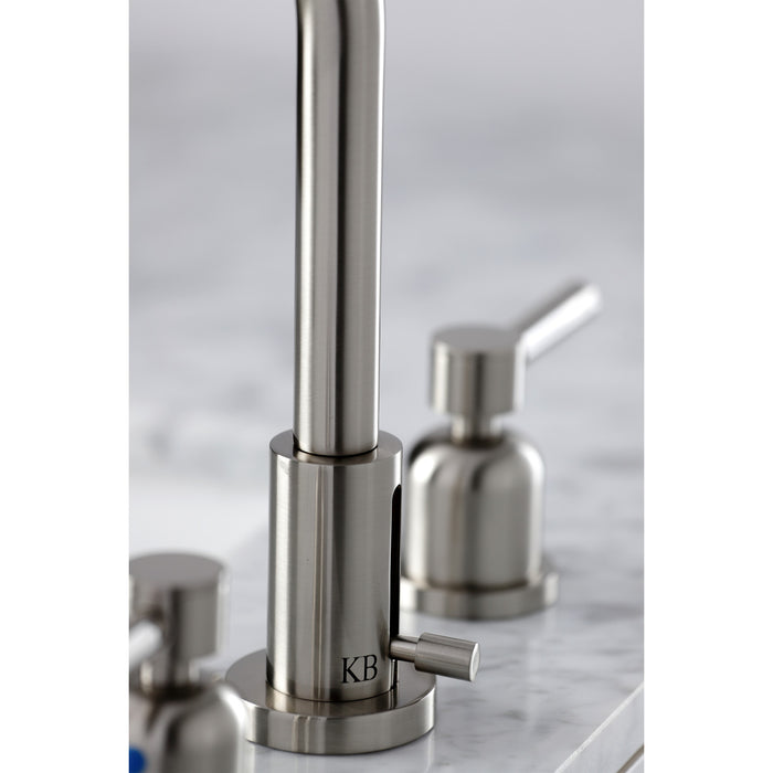 Kingston Sona FSC8938DL - Concord Widespread Bathroom Faucet with Brass Pop-Up, Brushed Nickel