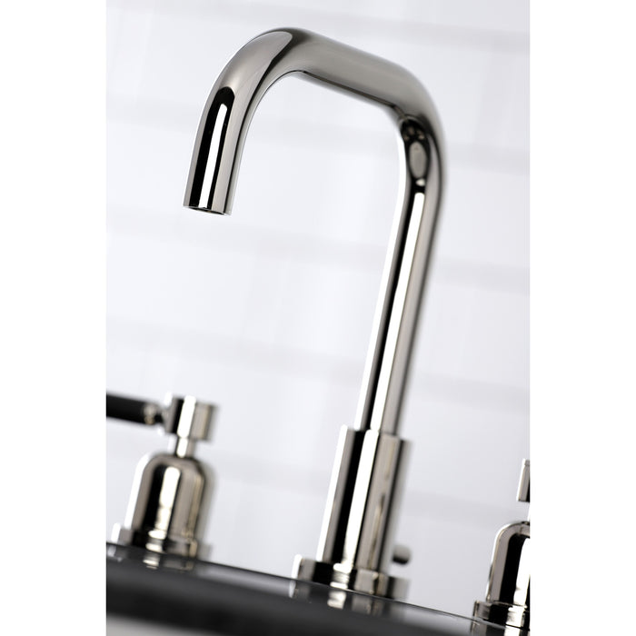 Kingston Sona FSC8939DKL - Kaiser Widespread Bathroom Faucet with Brass Pop-Up, Polished Nickel