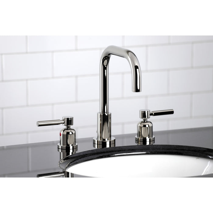 Kingston Sona FSC8939DL - Concord Widespread Bathroom Faucet with Brass Pop-Up, Polished Nickel