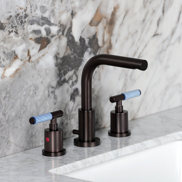 Kingston Sona FSC8955KPS - Verona Widespread Bathroom Faucet with Brass Pop-Up, Oil Rubbed Bronze