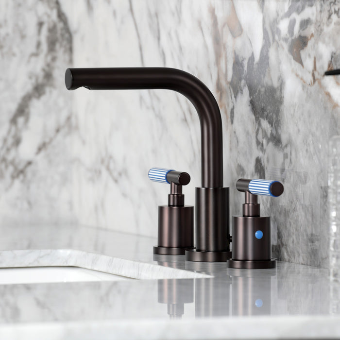 Kingston Sona FSC8955KPS - Verona Widespread Bathroom Faucet with Brass Pop-Up, Oil Rubbed Bronze